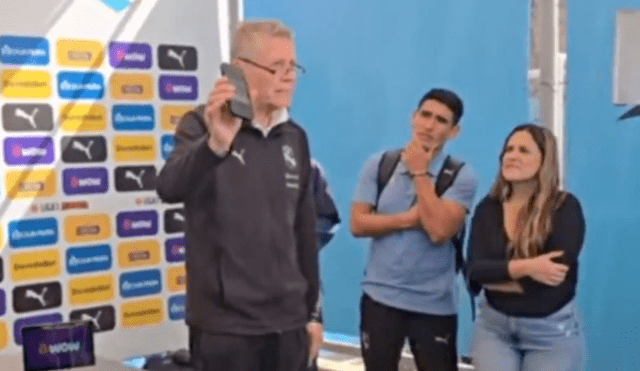 Paulo Autuori llegó a Sporting Cristal a finales de abril del 2025. Foto: captura de Twitter/Luciano Paredes
