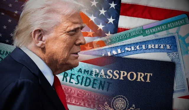 La administración de Donald Trump anunció recientemente que los inmigrantes con Green Card pueden ser deportados de Estados Unidos si son vinculados con organizaciones criminales. Foto: composición LR La administración de Donald Trump anunció recientemente que los inmigrantes con Green Card pueden ser deportados de Estados Unidos si son vinculados con organizaciones criminales. Foto: composición LR