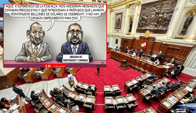 Carlincatura de hoy sobre el Congreso y sus asesores. Foto: Composición/LR