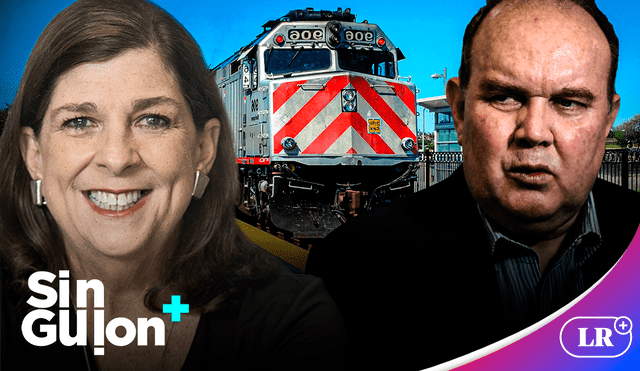 En el programa Sin Guion, Rosa María Palacios criticó los trenes que López Aliaga trajo de Estados Unidos. Foto: Composición/LR En el programa Sin Guion, Rosa María Palacios criticó los trenes que López Aliaga trajo de Estados Unidos. Foto: Composición/LR