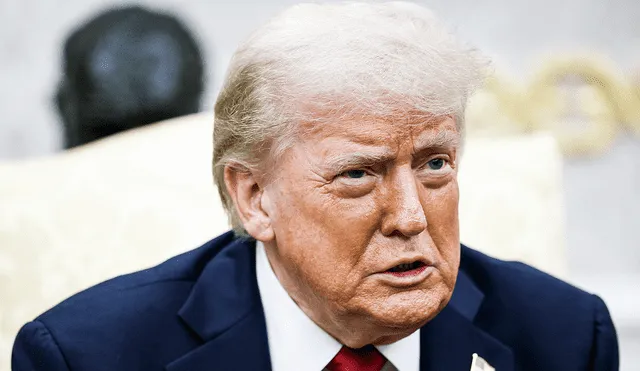 El presidente Donald Trump también destacó que Estados Unidos entregó 350.000 millones de dólares en asistencia a Ucrania. Foto: AFP El presidente Donald Trump también destacó que Estados Unidos entregó 350.000 millones de dólares en asistencia a Ucrania. Foto: AFP