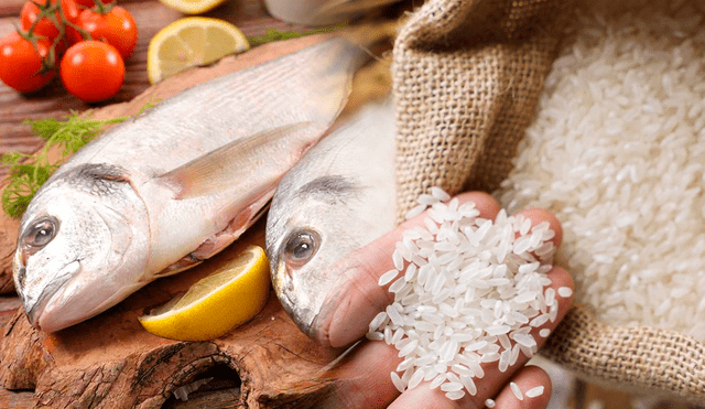 El arroz junto a los pescados y mariscos están entre los alimentos que ingerimos con partículas de plástico. Foto: Pexels El arroz junto a los pescados y mariscos están entre los alimentos que ingerimos con partículas de plástico. Foto: Pexels