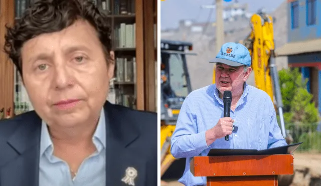 Susel Paredes criticó a Rafael López Aliaga por sus trenes. Foto: Composición/LR Susel Paredes criticó a Rafael López Aliaga por sus trenes. Foto: Composición/LR
