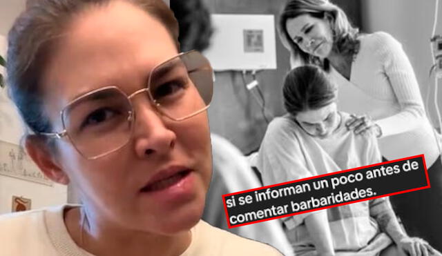 Anahí de Cárdenas respondió fuerte en redes. Foto: Composición LR/Captura/Instagram