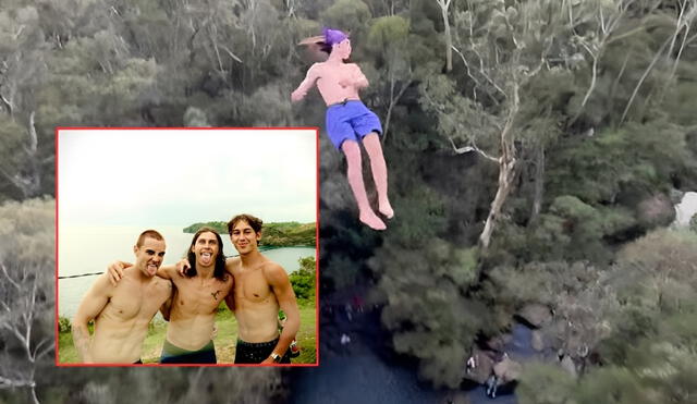Intento de récord mundial: salta 425 m en Australia y casi pierde la vida Intento de récord mundial: salta 425 m en Australia y casi pierde la vida