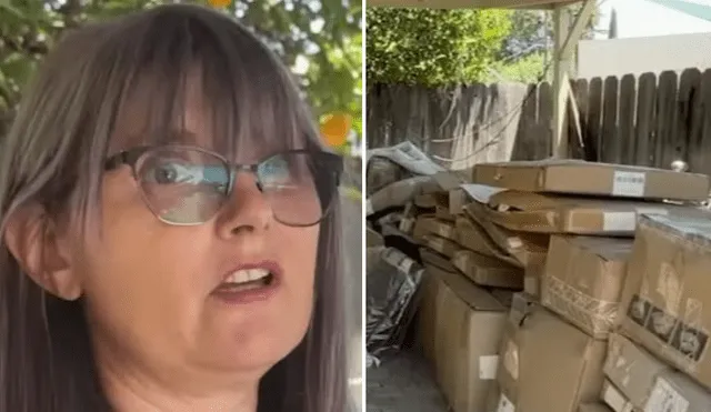Una mujer de California recibió cientos de paquetes. Una mujer de California recibió cientos de paquetes.