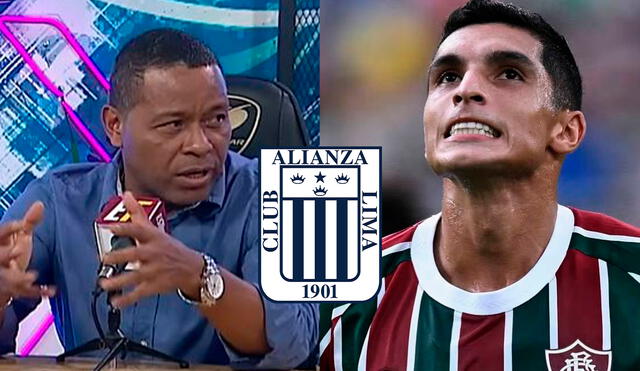 Juan Jayo señaló por qué Kevin Serna no debe regresar a Alianza Lima. Foto: composición LR/captura de Estudio Fútbol Juan Jayo señaló por qué Kevin Serna no debe regresar a Alianza Lima. Foto: composición LR/captura de Estudio Fútbol