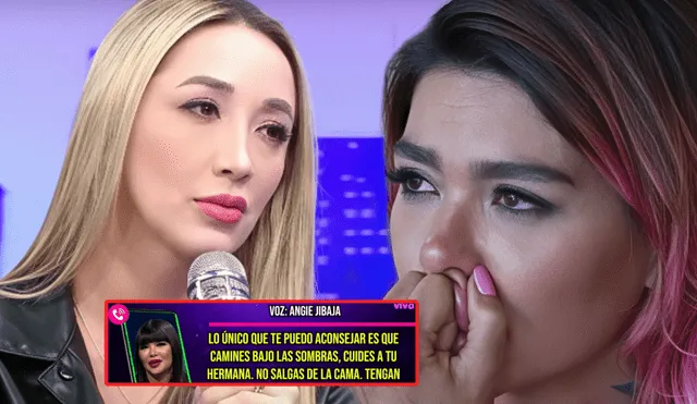 Angie Jibaja mandó un audio inquietante a su hijo mayor. Foto: composición LR/difusión/ATV Angie Jibaja mandó un audio inquietante a su hijo mayor. Foto: composición LR/difusión/ATV