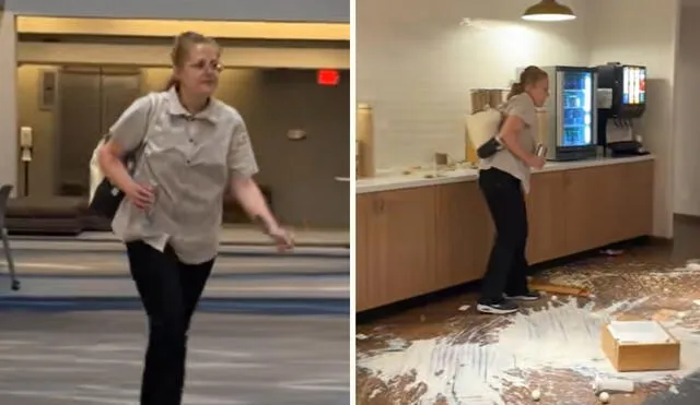 El despido ocurrió justo después de que terminara de preparar el desayuno buffet. El despido ocurrió justo después de que terminara de preparar el desayuno buffet.