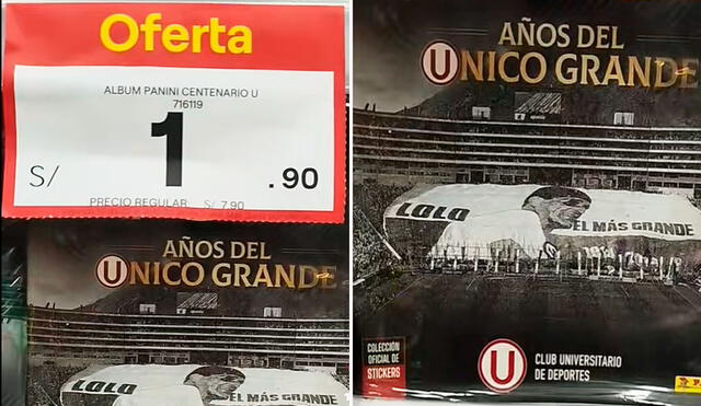 Un hincha de Universitario de Deportes encontró el álbum Panini Centenario en un supermercado por solo S/1.90. Un hincha de Universitario de Deportes encontró el álbum Panini Centenario en un supermercado por solo S/1.90.