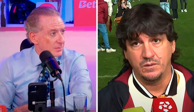 Eddie Fleischman criticó a Jean Ferrari por duras palabras tras ganar el Apertura. Foto: composición LR/captura de Línea de Cinco