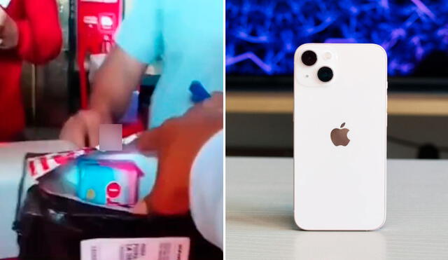 El joven piurano fue víctima de una estafa al comprar un iPhone 13 por internet por el que pagó 1.300 soles y otros 300 para “liberar el código de envío” del paquete.