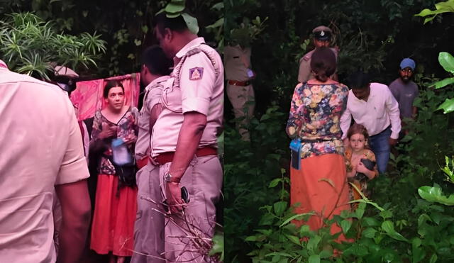 Madre rusa y sus hijas vivían en cueva india tras vencer su visa. Madre rusa y sus hijas vivían en cueva india tras vencer su visa.