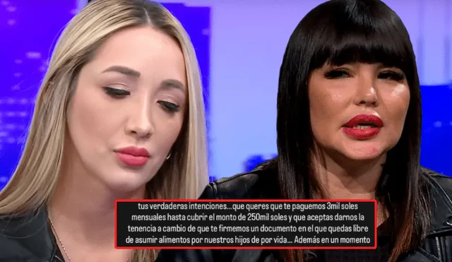 Romina Gachoy aseguró que luchará por sus dos hijos. Foto: composición LR/difusión
