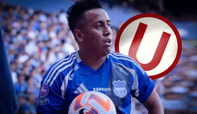 Christian Cueva llegó a Emelec tras su gran paso por Cienciano del Cusco. Foto: composición LR/Emelec/Universitario
