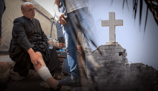Un ataque a la única iglesia católica en Gaza dejó fallecidos y heridos.