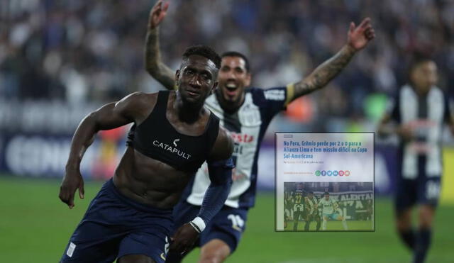 Medios deportivos se rinden por Alianza Lima, tras derrotar a Gremio. Foto: Lr/Conmebol Medios deportivos se rinden por Alianza Lima, tras derrotar a Gremio. Foto: Lr/Conmebol