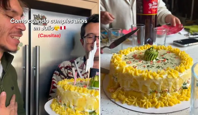 El pastel de causa generó comentarios que resaltaban la gastronomía peruana. El pastel de causa generó comentarios que resaltaban la gastronomía peruana.