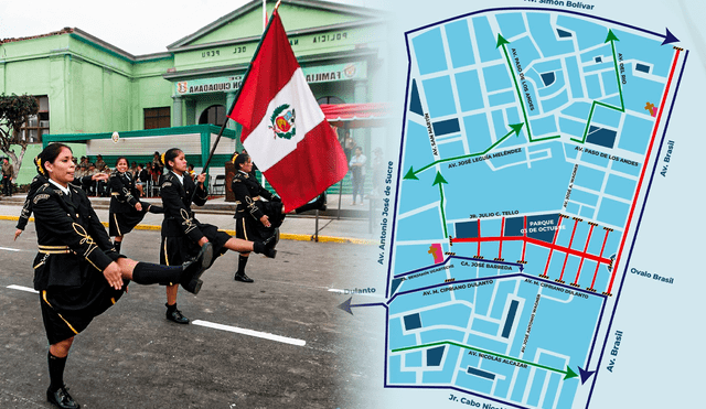 Municipalidades distritales buscan garantizar la seguridad de los alumnos y docentes durante los desfiles escolares que se realizarán.