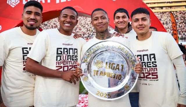 Universitario se acaba de coronar campeón del Apertura.