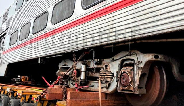 Contraloría ha llegado a realizar labores de fiscalización frente a los trenes recien llegados de California | Foto: Grecia Infante-LR Contraloría ha llegado a realizar labores de fiscalización frente a los trenes recien llegados de California | Foto: Grecia Infante-LR