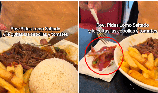 El muchacho aseguró que no era "el único" que retiraba dichos ingredientes de su plato El muchacho aseguró que no era "el único" que retiraba dichos ingredientes de su plato