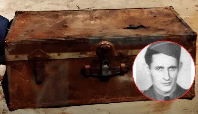 El misterioso baúl militar ocultaba los restos de Joseph Mulvaney, quien falleció en 1963.