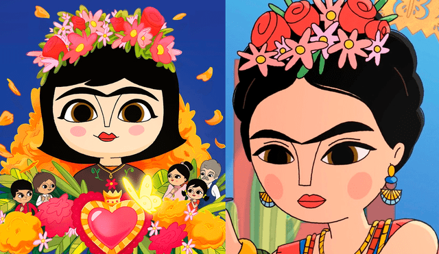 Frida Kahlo, emblemática figura del arte mexicano, debutará en la pantalla grande con la película animada ‘Hola Frida’. Fotos: difusión