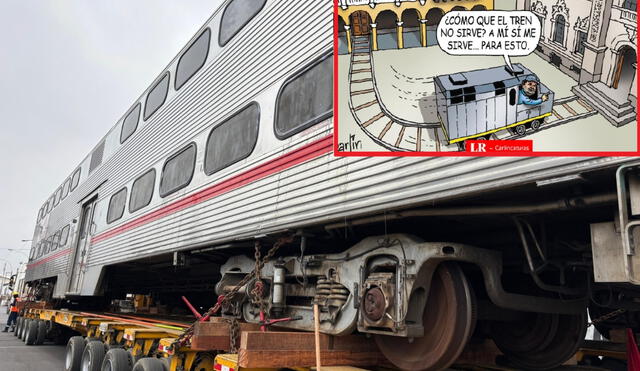 Los trenes presentan piezas oxidadas, asientos rasgados y espacios reducidos. Foto: composición LR. Los trenes presentan piezas oxidadas, asientos rasgados y espacios reducidos. Foto: composición LR.