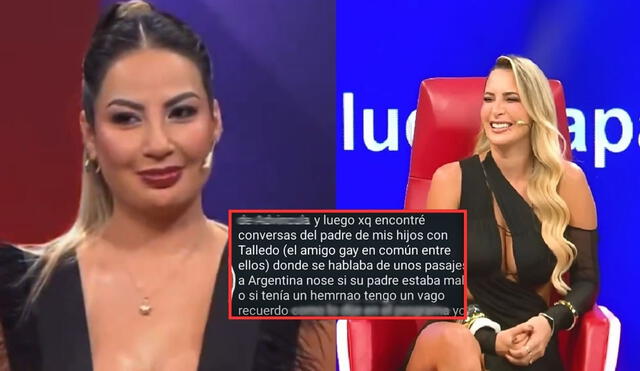 Macarena Gastaldo envía carta notarial a Pamela Lopez luego que ella afirmará que viajo a Argentina con su aun esposo Christian Cueva.