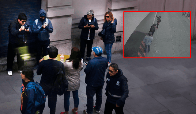 Dañan sede de La República por evidenciar mal estado de los trenes Caltrain traídos por Rafael López Aliaga. Foto: Carlos Félix