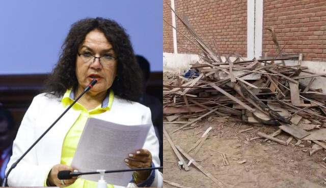La congresista también fue víctima de la delincuencia en una de sus viviendas en Chiclayo. Foto: composición LR. La congresista también fue víctima de la delincuencia en una de sus viviendas en Chiclayo. Foto: composición LR.