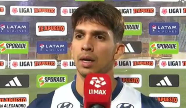 Alessandro Burlamaqui llegó a Alianza Lima en condición de agente libre. Foto: captura de L1 Max