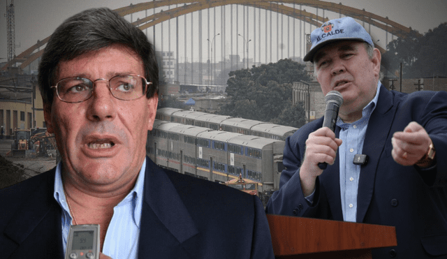 Durante una entrevista, el exministro de Defensa cuestionó que la municipalidad haya calificado la compra de los trenes como una 'donación'. Foto: composición LR