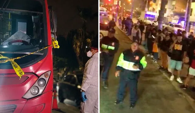 Policía Nacional del Perú cercó la zona tras el asesinato cerca a la Panamericana Norte. Foto: Composición LR