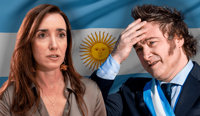 Victoria Villaruel está desafiando al gobierno de Javier Milei con una "agenda propia" en plena crisis social y política en Argentina. Foto: Composición LR/EFE Victoria Villaruel está desafiando al gobierno de Javier Milei con una "agenda propia" en plena crisis social y política en Argentina. Foto: Composición LR/EFE