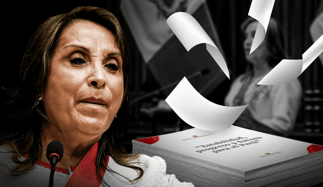 Dina Boluarte dio su último mensaje presidencial por Fiestas Patrias este 28 de julio. Composición: LR. Dina Boluarte dio su último mensaje presidencial por Fiestas Patrias este 28 de julio. Composición: LR.