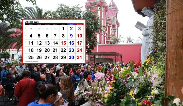 Revisa cuántos días feriados hay en el mes de agosto 2025. Revisa cuántos días feriados hay en el mes de agosto 2025.