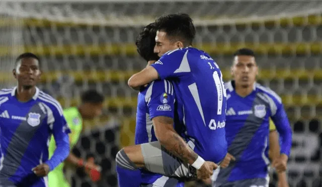 Emelec hizo cuatro cambios en el inicio del segundo tiempo. Foto: ESPN Ecuador