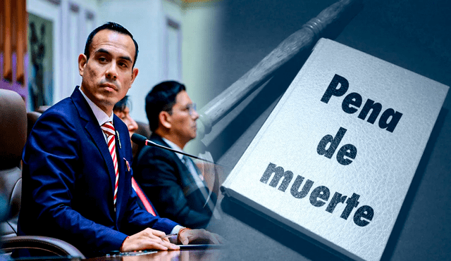 José Jerí a favor de la pena de muerte. Foto: composición LR José Jerí a favor de la pena de muerte. Foto: composición LR