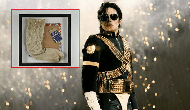 La media de Michael Jackson fue subastada por más de US$7.000.