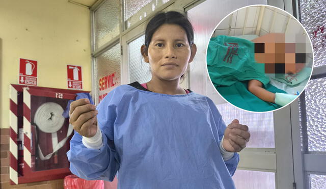 Madre acompaña a su hija en su proceso de recuperación. Foto: Yazmín Araujo - La República / difusión Madre acompaña a su hija en su proceso de recuperación. Foto: Yazmín Araujo - La República / difusión