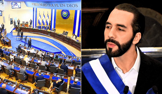 El 31 de julio, la Asamblea Legislativa de El Salvador aprobó una reforma constitucional que permite la reelección presidencial indefinida. Foto: composición LR/AFP El 31 de julio, la Asamblea Legislativa de El Salvador aprobó una reforma constitucional que permite la reelección presidencial indefinida. Foto: composición LR/AFP