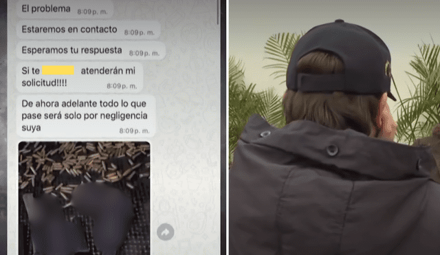 Mensajes extorsivos empezaron desde el pasado 13 de julio, según empresario. Foto: Composición LR/América Noticias