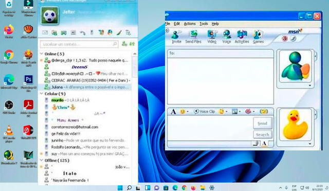 Existe una app no oficial que trae de regreso al clásico MSN Messenger.