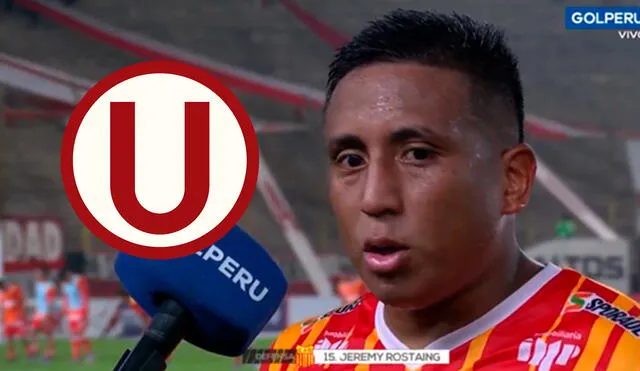 Jeremy Rostaing fue titular en la derrota de Atlético Grau frente a Universitario. Foto: composición LR/captura de GOLPERU Jeremy Rostaing fue titular en la derrota de Atlético Grau frente a Universitario. Foto: composición LR/captura de GOLPERU