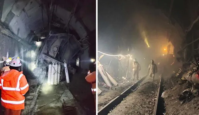Equipos de rescate buscan a cinco mineros atrapados tras un derrumbe en El Teniente, mientras Codelco confirma un fallecido. Foto: composición LR/X Equipos de rescate buscan a cinco mineros atrapados tras un derrumbe en El Teniente, mientras Codelco confirma un fallecido. Foto: composición LR/X