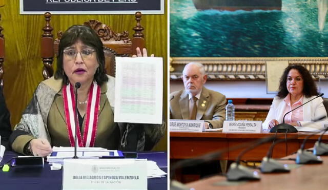 La SAC no aprobó informe de calificación de denuncia contra Patricia Benavides. Foto: composición LR/captura de pantalla/Fiscalía/Congreso La SAC no aprobó informe de calificación de denuncia contra Patricia Benavides. Foto: composición LR/captura de pantalla/Fiscalía/Congreso