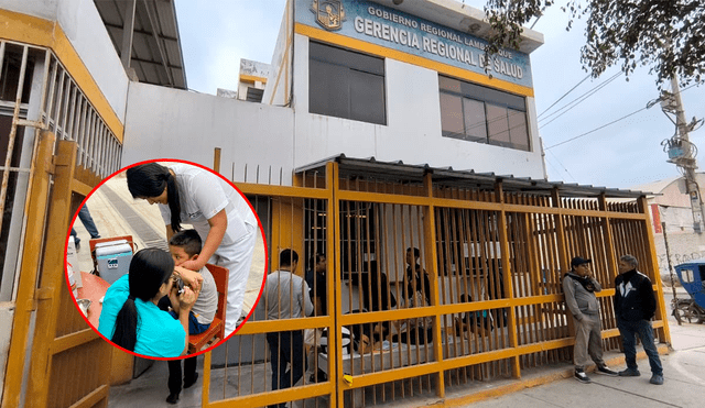 Hay un 40 % de niños menores de 5 años que no están vacunados. Foto: Composición LR /Emmanuel Moreno, La República /Geresa Lambayeque