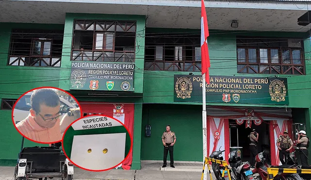 Detenido fue trasladado a la comisaría de Moronacocha para las diligencias de ley. Foto: Composición LR /Yazmín Araujo, La República /Difusión Detenido fue trasladado a la comisaría de Moronacocha para las diligencias de ley. Foto: Composición LR /Yazmín Araujo, La República /Difusión